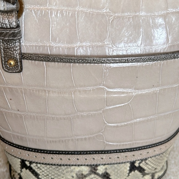 Brahmin Bucket Handbag Neutral Taupe - Picture 15 of 15